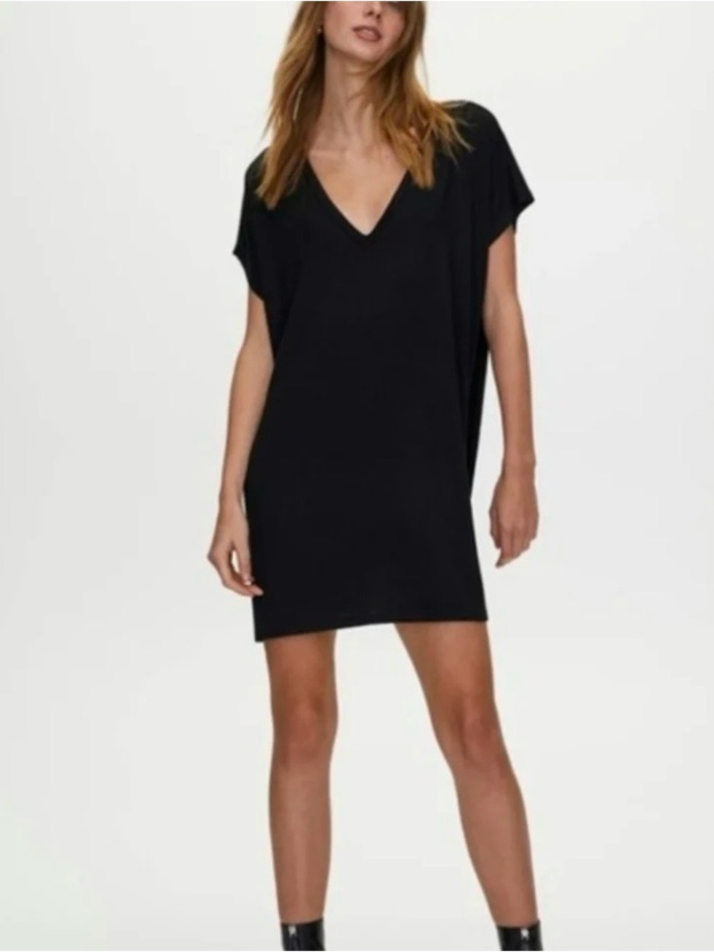 Wilfred Free Marcoux Black V-Neck dress M